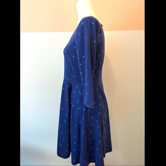 LC Lauren Conrad Dress, blue hearts, skater, Medium - Picture 4 of 6